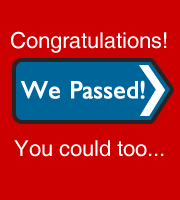 Congragulations We passed, you could too!